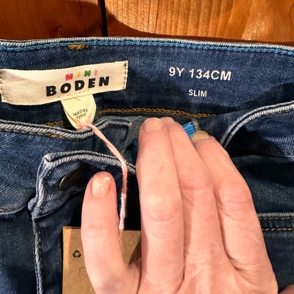 Mini Boden slim jean size 9 - Picture 3 of 4